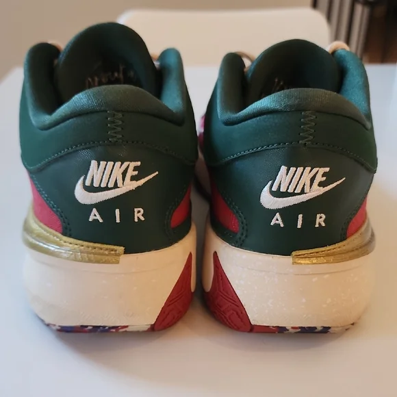 Nike Gold and Red Sneakers - Picture 2 of 8